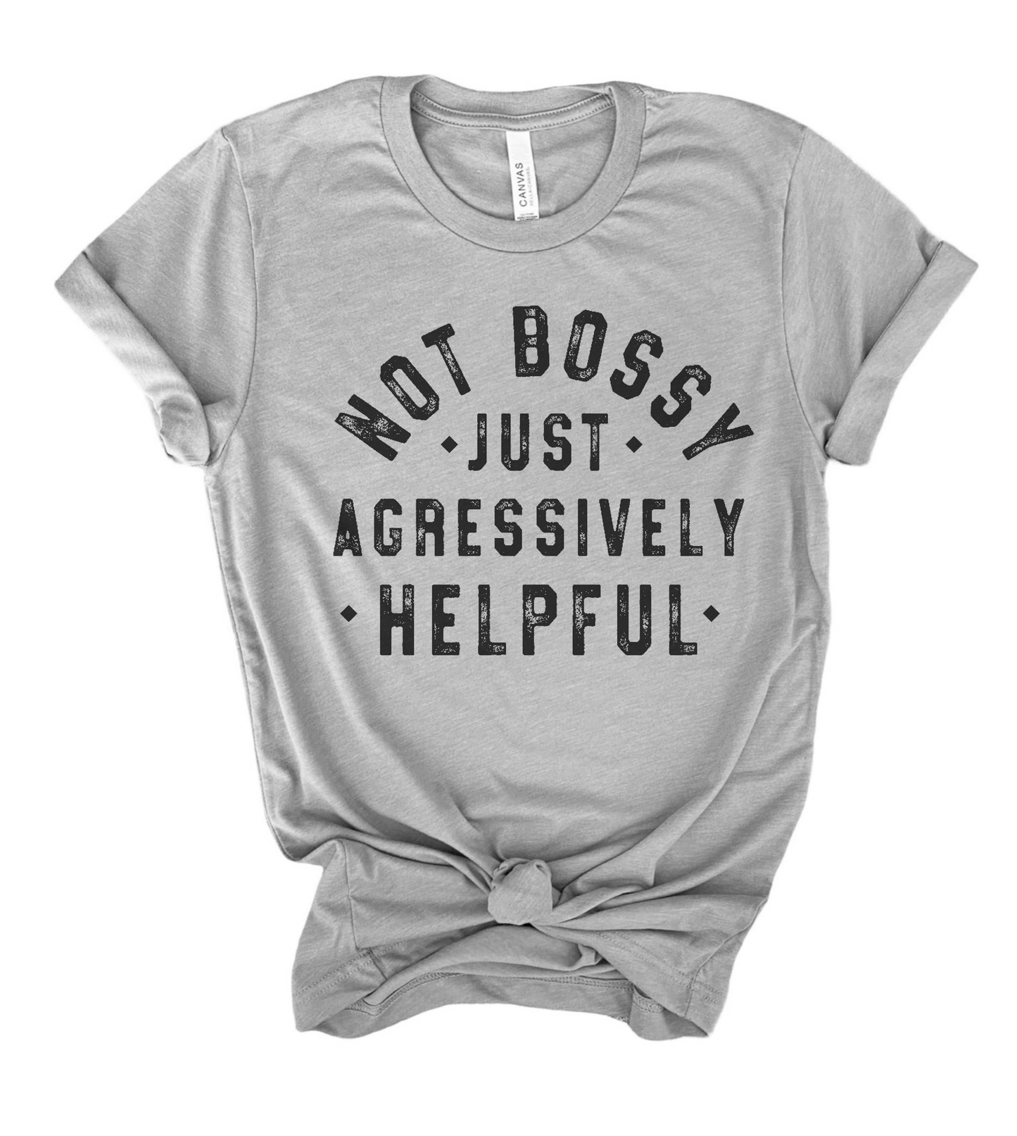 Not Bossy Sarcastic Vintage Funny Relatable Graphic Tee