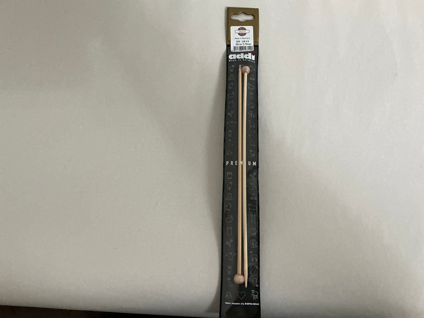 Skacel by Addi- 10” Bamboo Knitting Needles