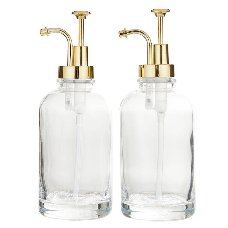 Glass Coffee Syrup Dispenser - Set of 2