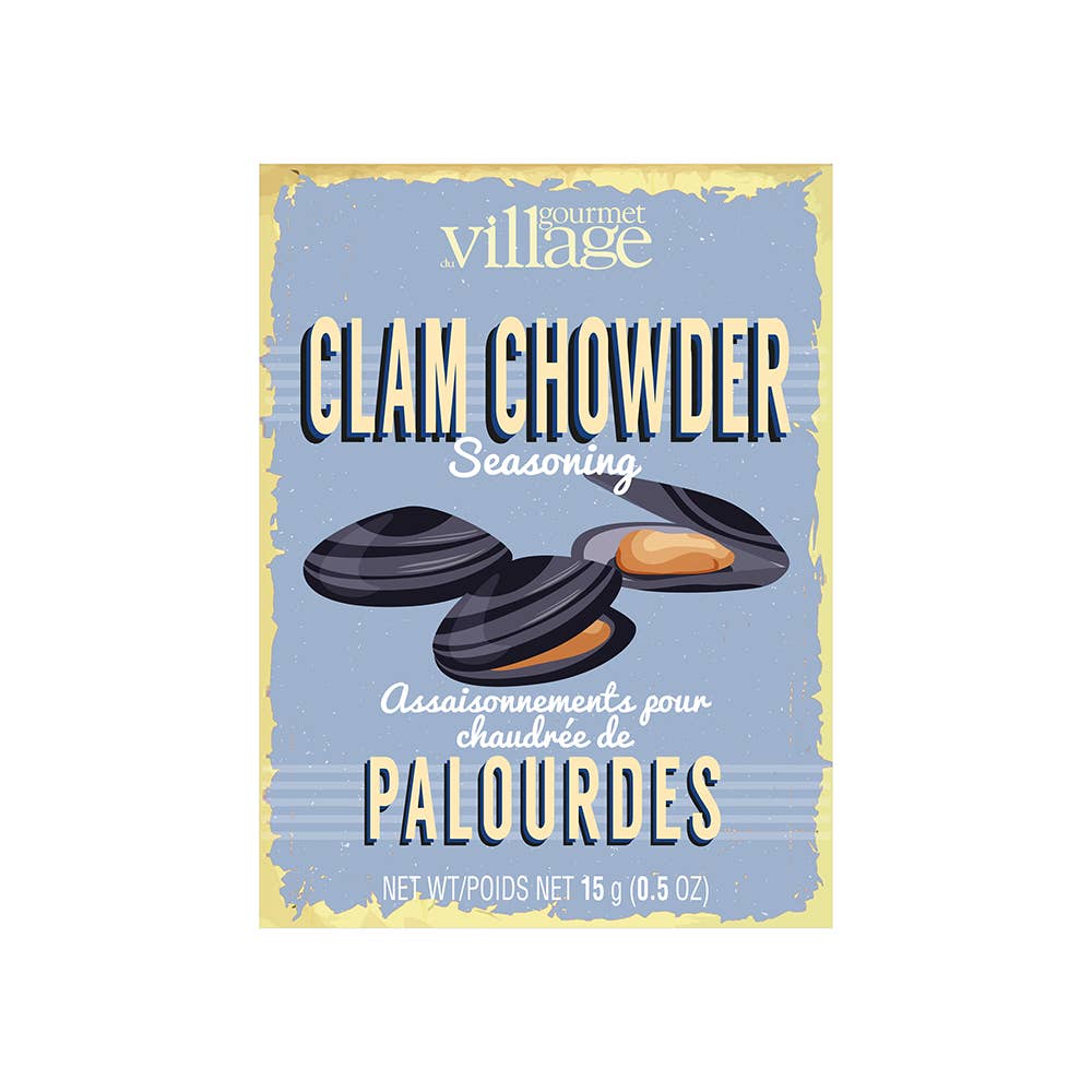 Clam Chowder seasoning recipe box