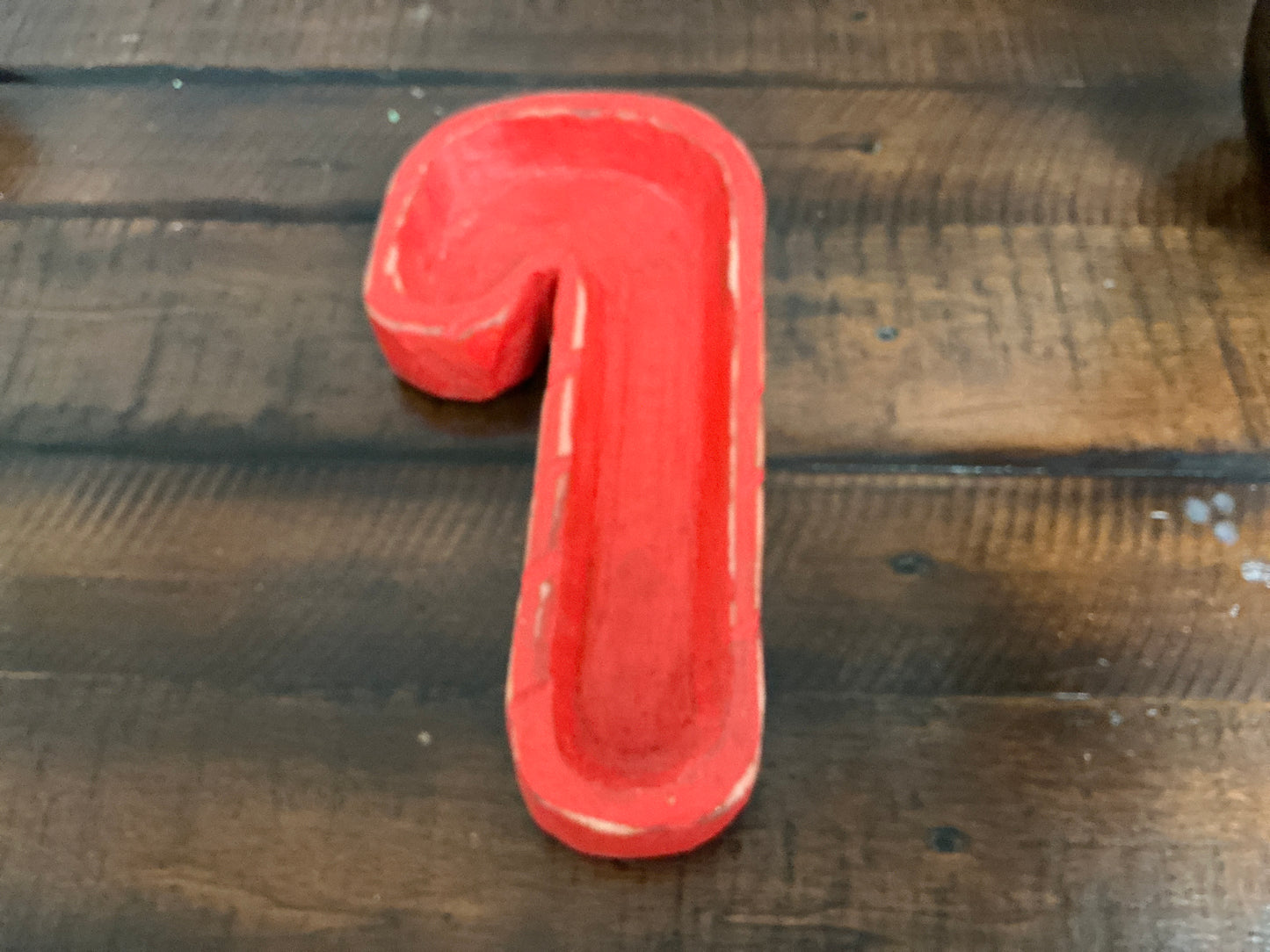 Candy Cane Dough Bowl