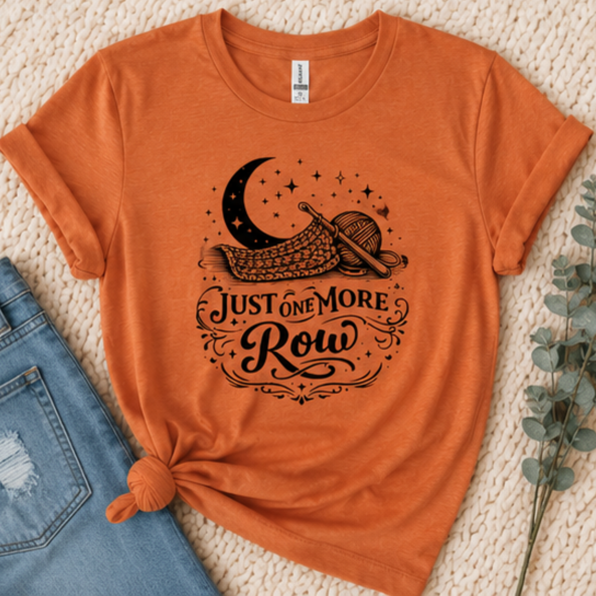 One More Row Crochet Tee