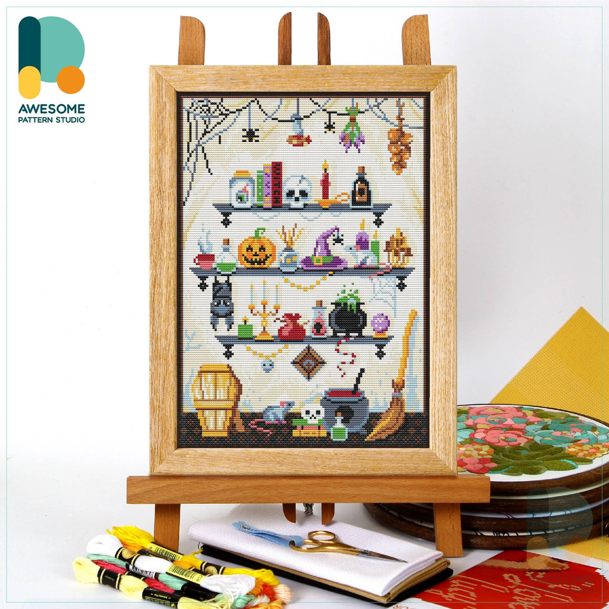CS1984-2 Witcher Kitchen, Counted Cross Stitch Kit