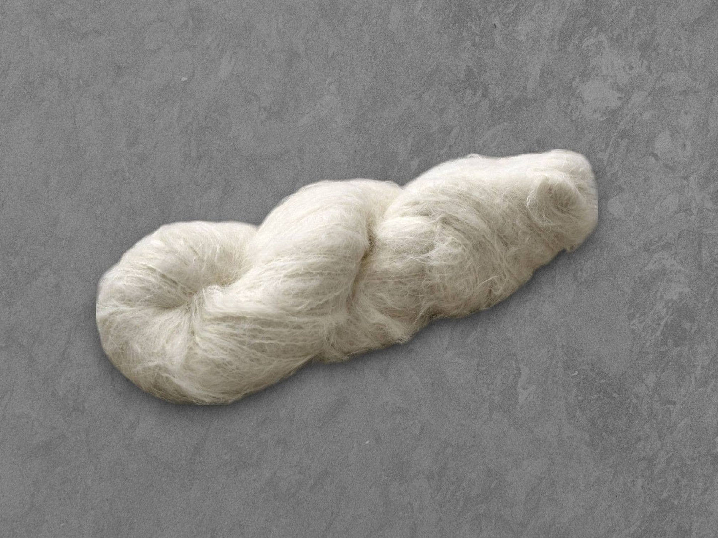 Undyed Yarn: Brushed Suri Knitting Yarn