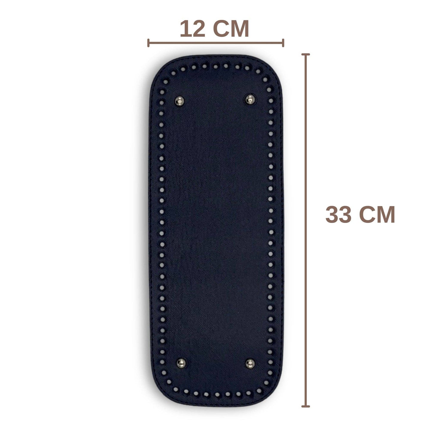 PU Leather Large Bag Base, Bag Bottom Pad (12 Cm x 33 Cm)