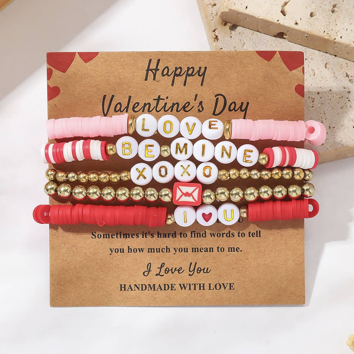 Valentine Hearts XOXO Bracelet