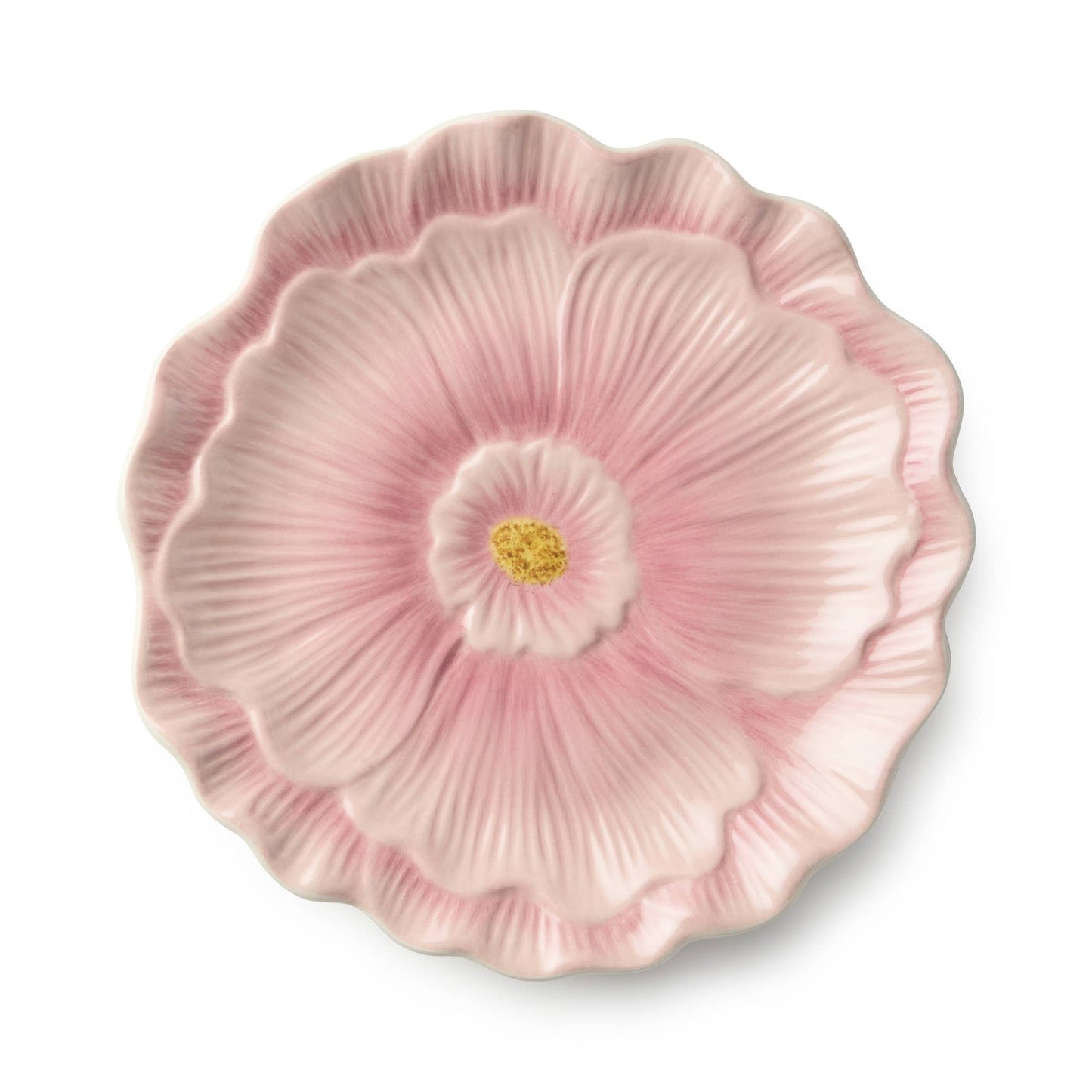 Wildflowers 3-D Floral Dessert Plates 4 asst