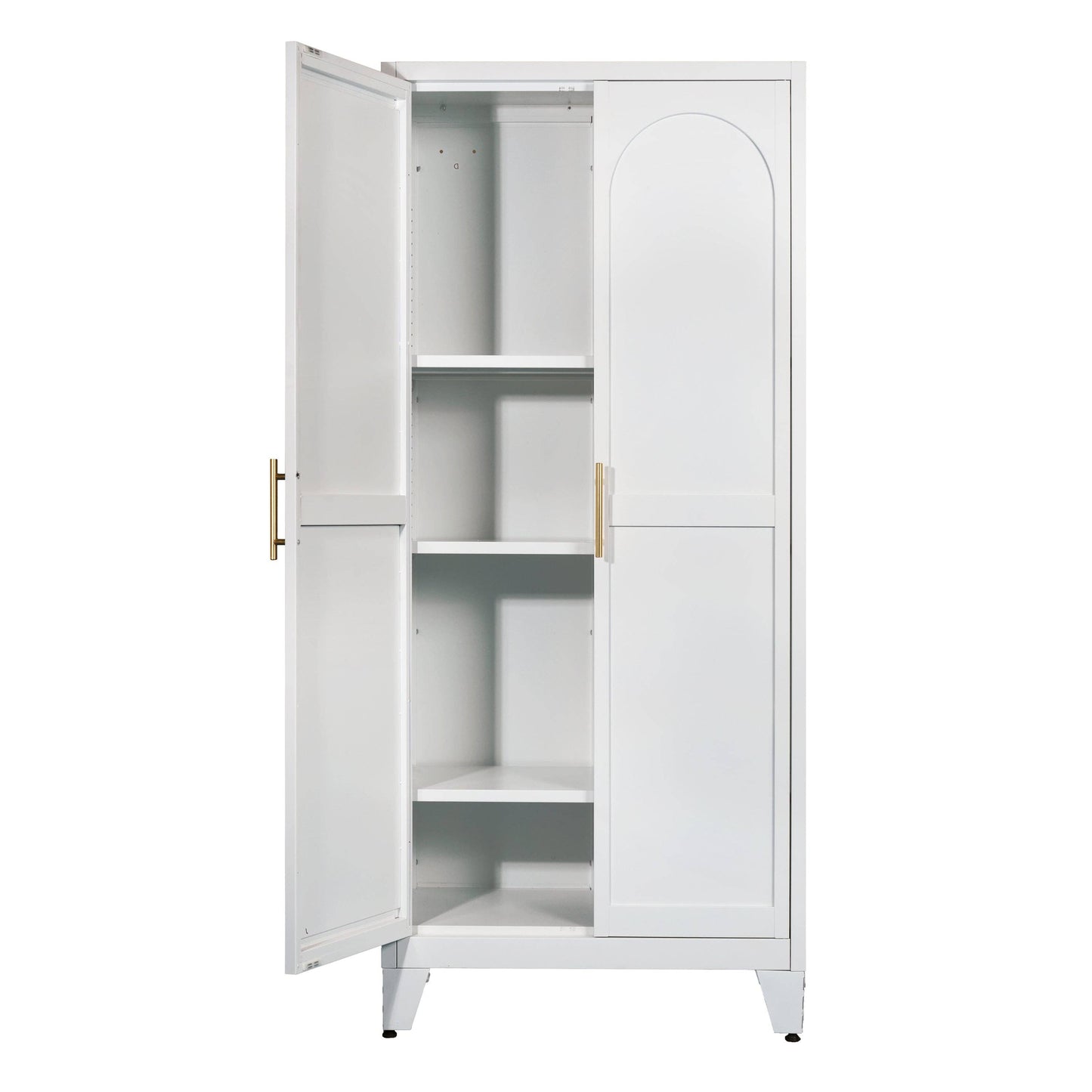 Shapely Doors Storage Cabinet with Adjustable Shelves