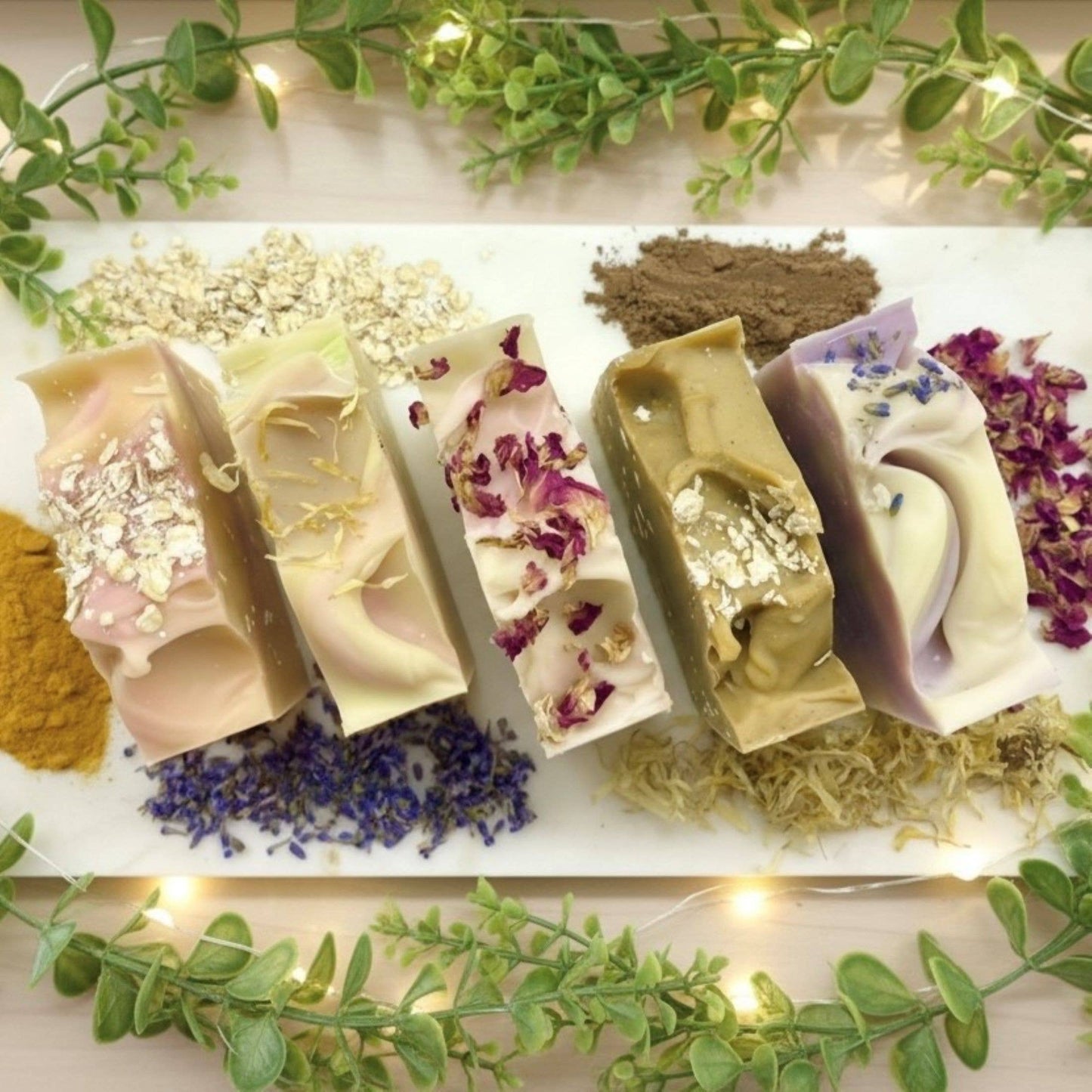 Peppermint Frost Handmade Soap Bar SEASONAL VEGAN Winter