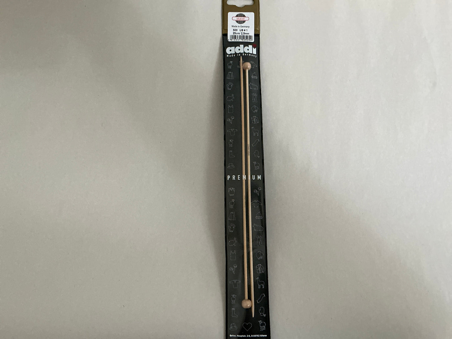 Skacel by Addi- 10” Bamboo Knitting Needles