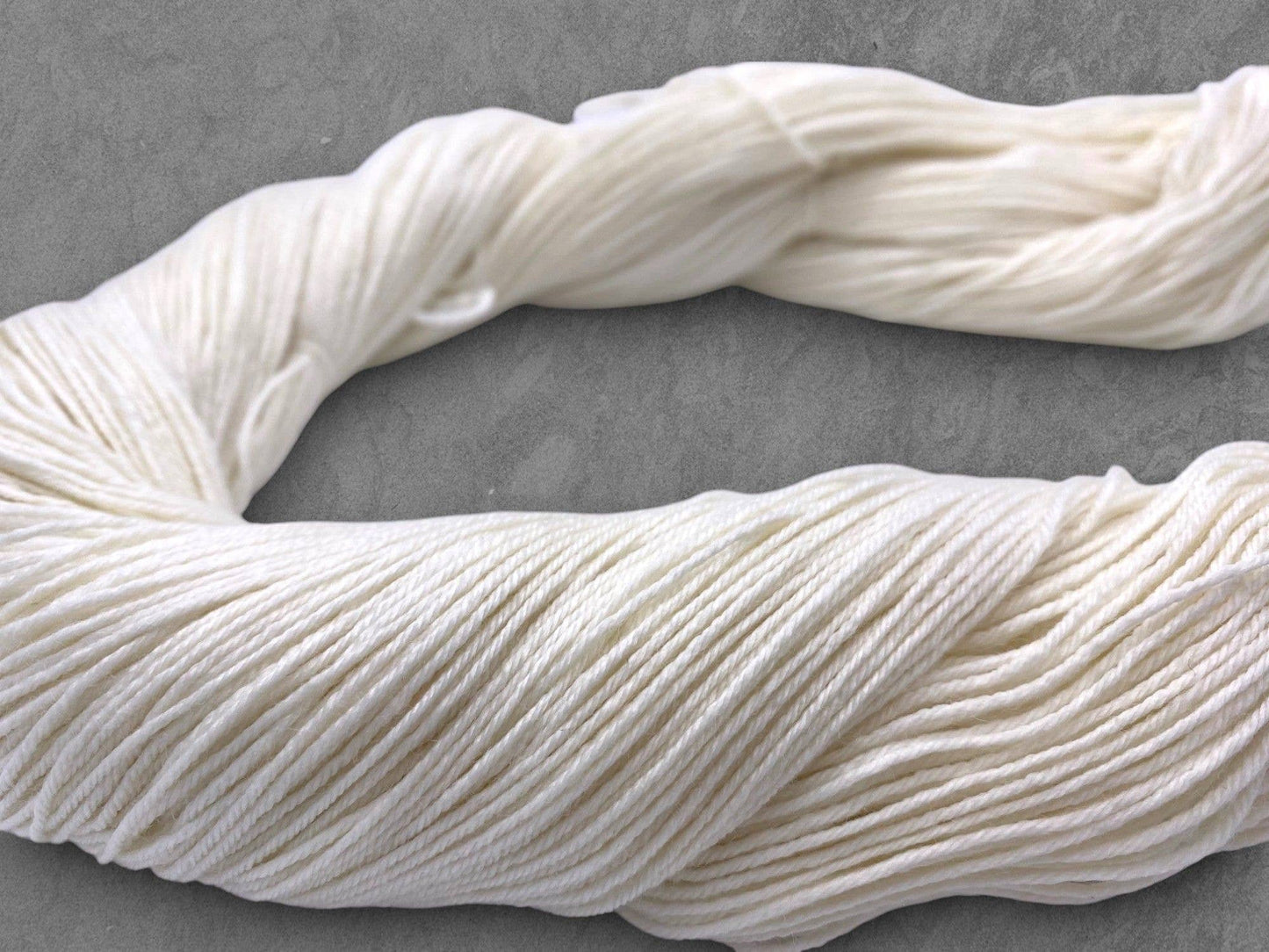 Undyed Yarn: Premium Silk Sock Knitting Yarn