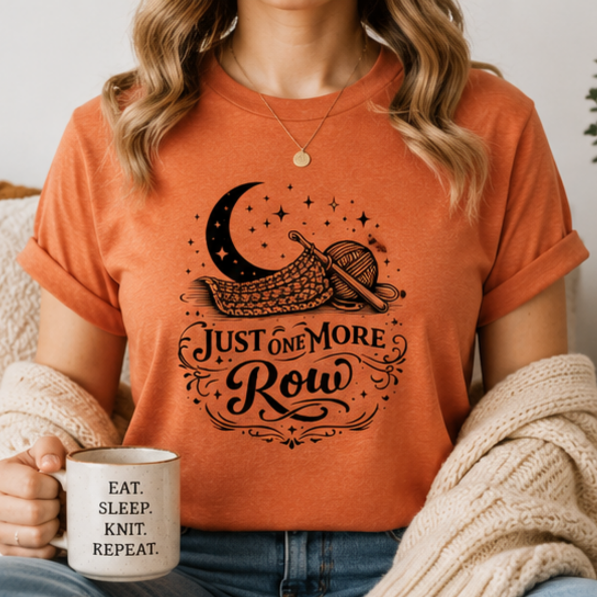 One More Row Crochet Tee