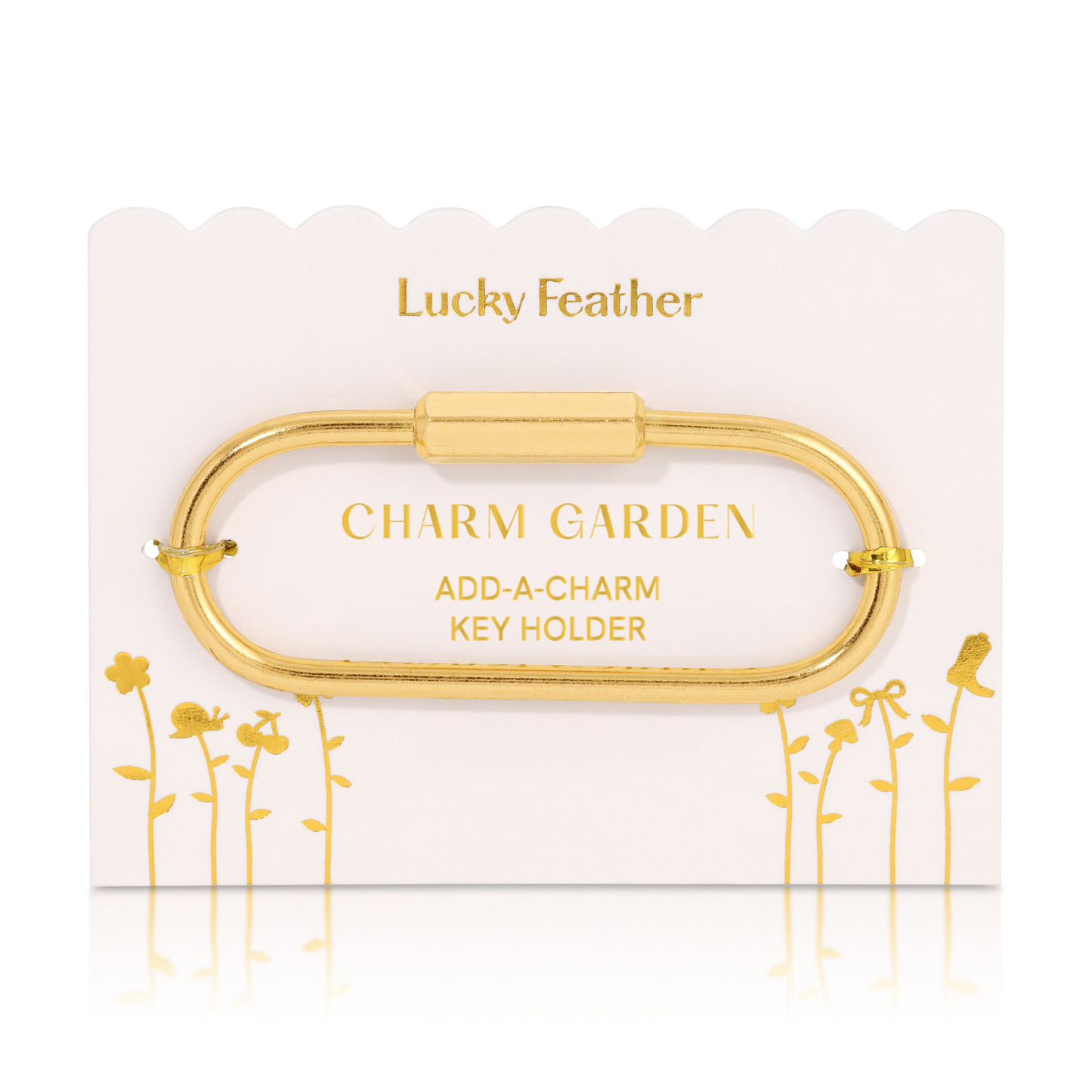 Charm Garden Add-a Charm(s) Keyring - Gold