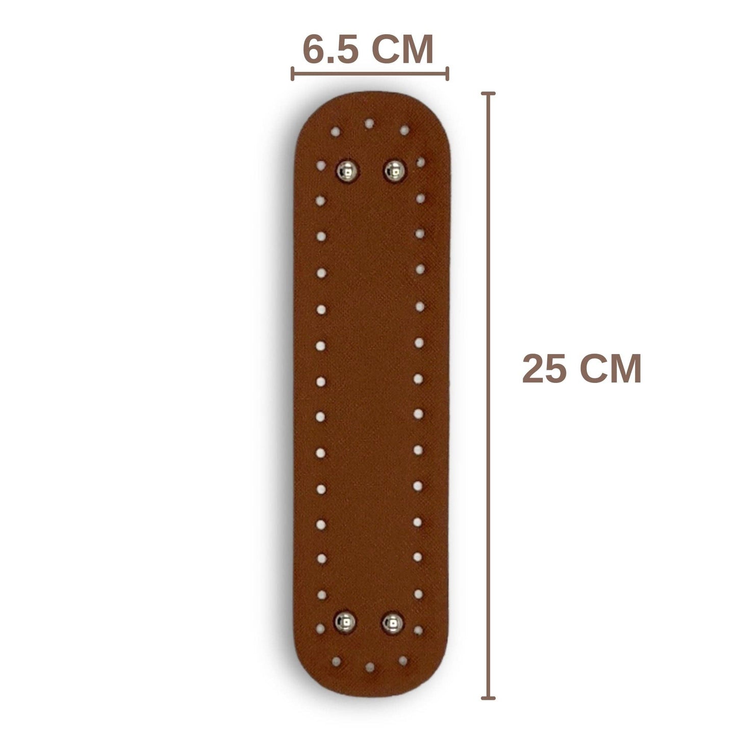 PU Leather Small Bag Base, Bag Bottom Pad (6.5 Cm x 25 Cm)