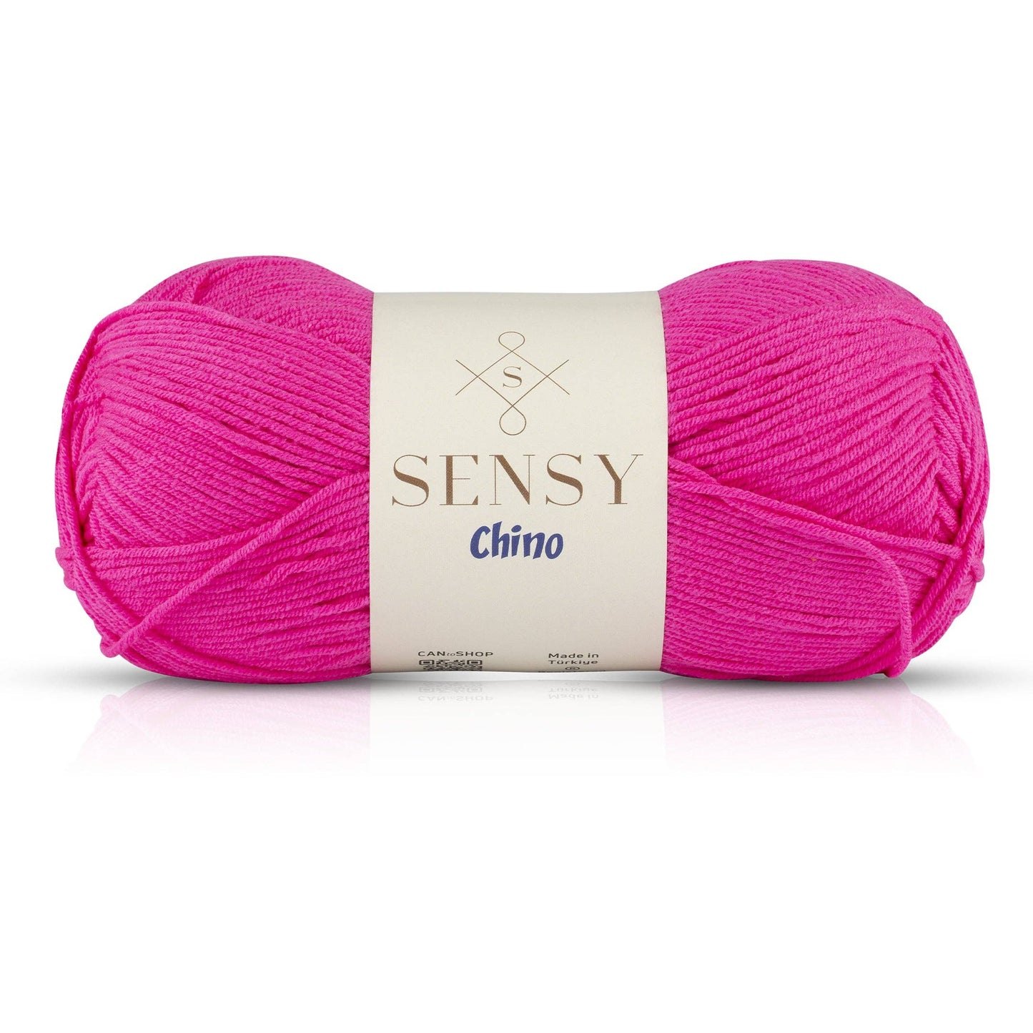 Sensy Chino Soft Cotton Yarn, 3.5 oz, 360 Yards, Gauge 2 Fin