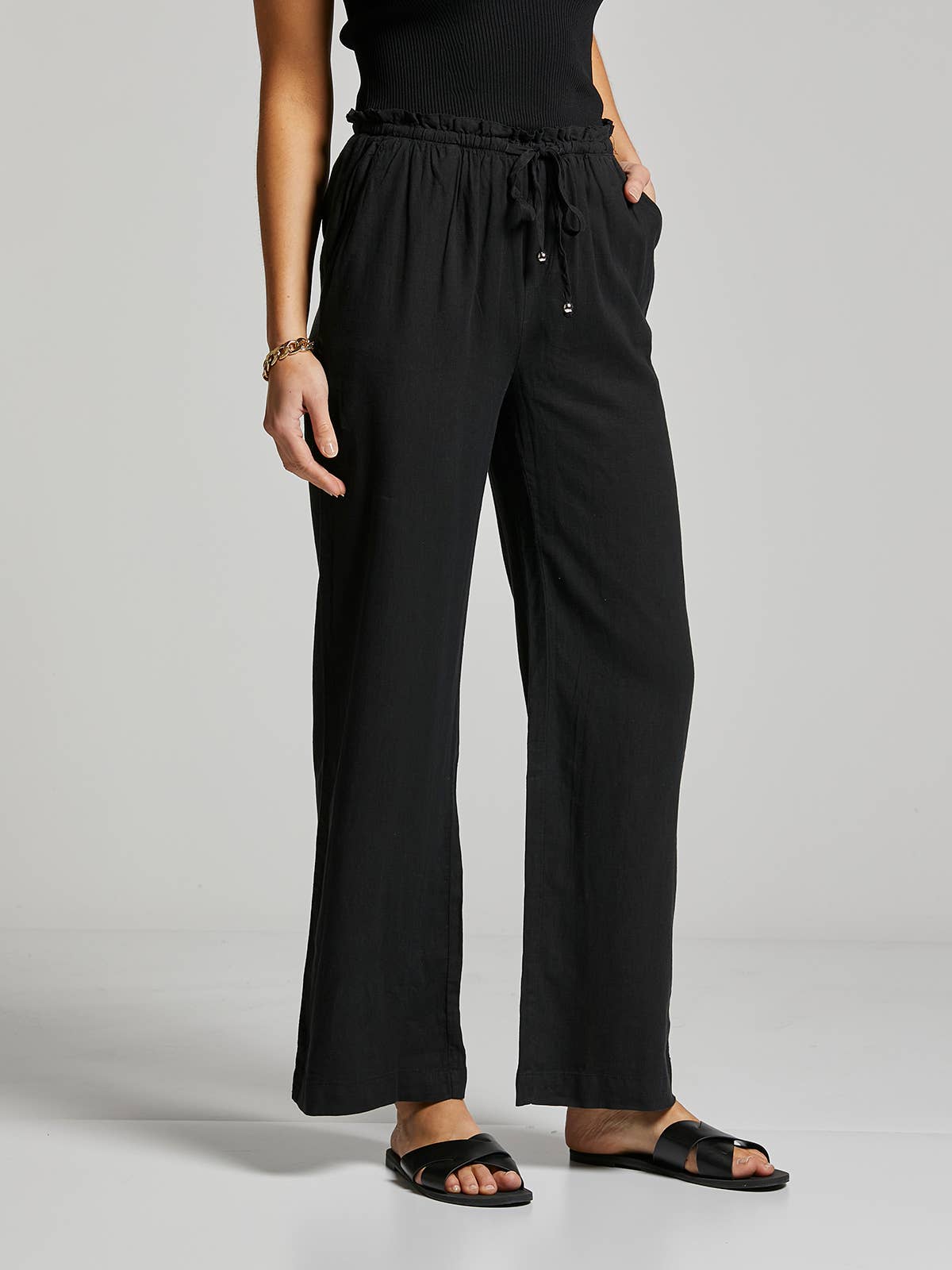 Drawstring Linen Pants - ARLO PANTS