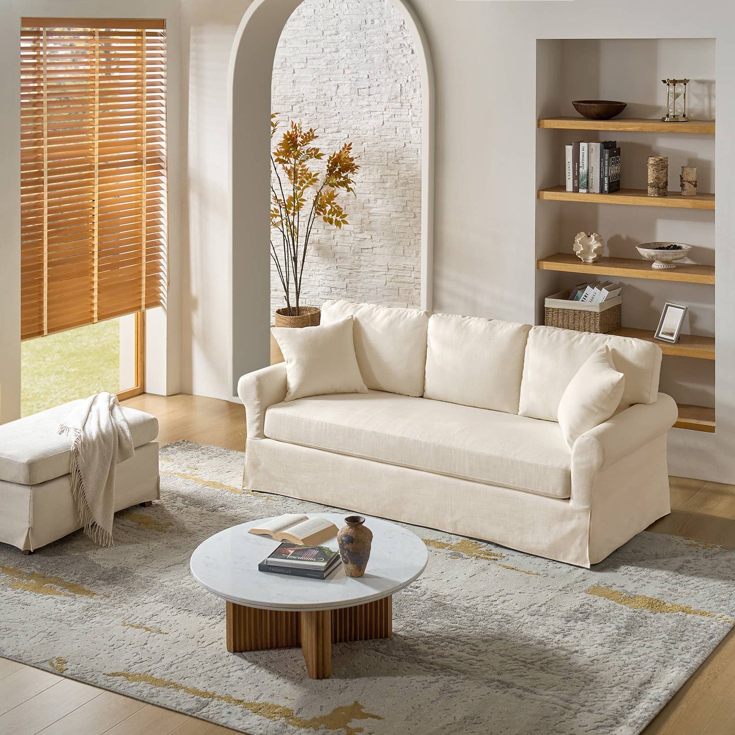 Enrico Slipcovered Sofa