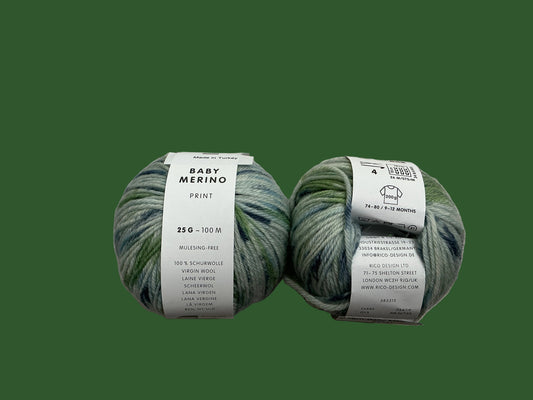 Universal Yarn-Baby Merino-Blue Green