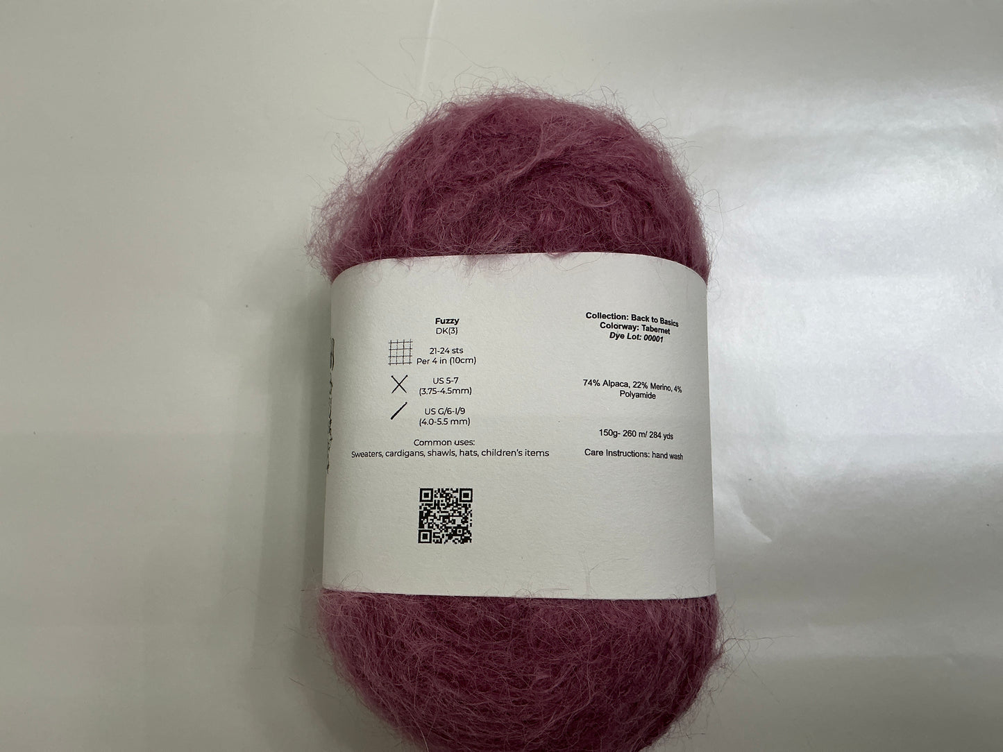 Berlin Fibers- Fuzzy- “Tabernet”