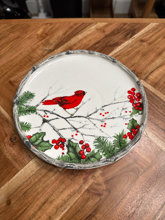 Cardinal Desert Plate