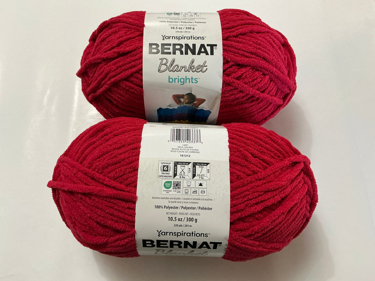Bernat Blanket Bright-Race Car Red12001