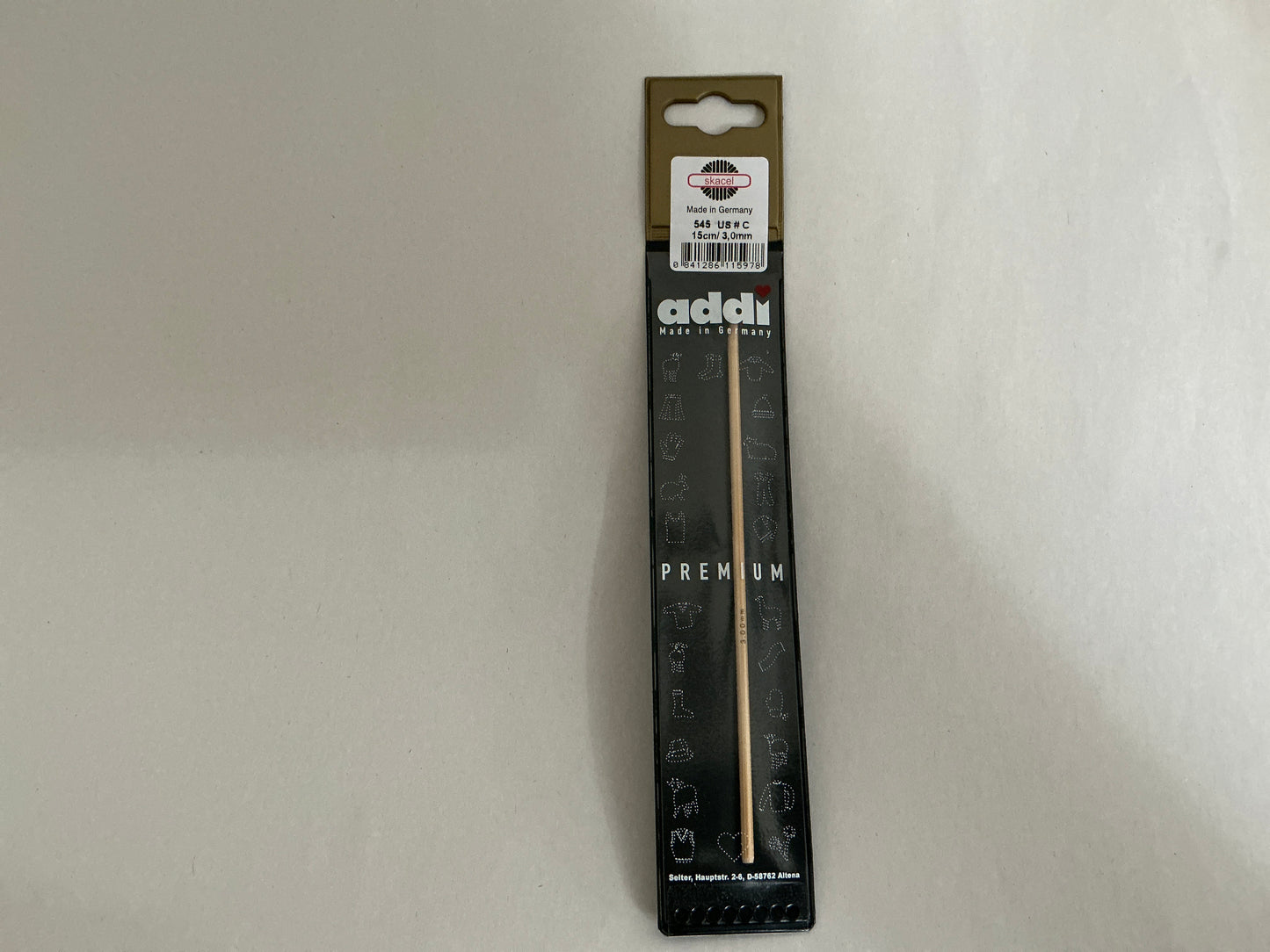 Skacel by Addi- Bamboo Crochet Hook