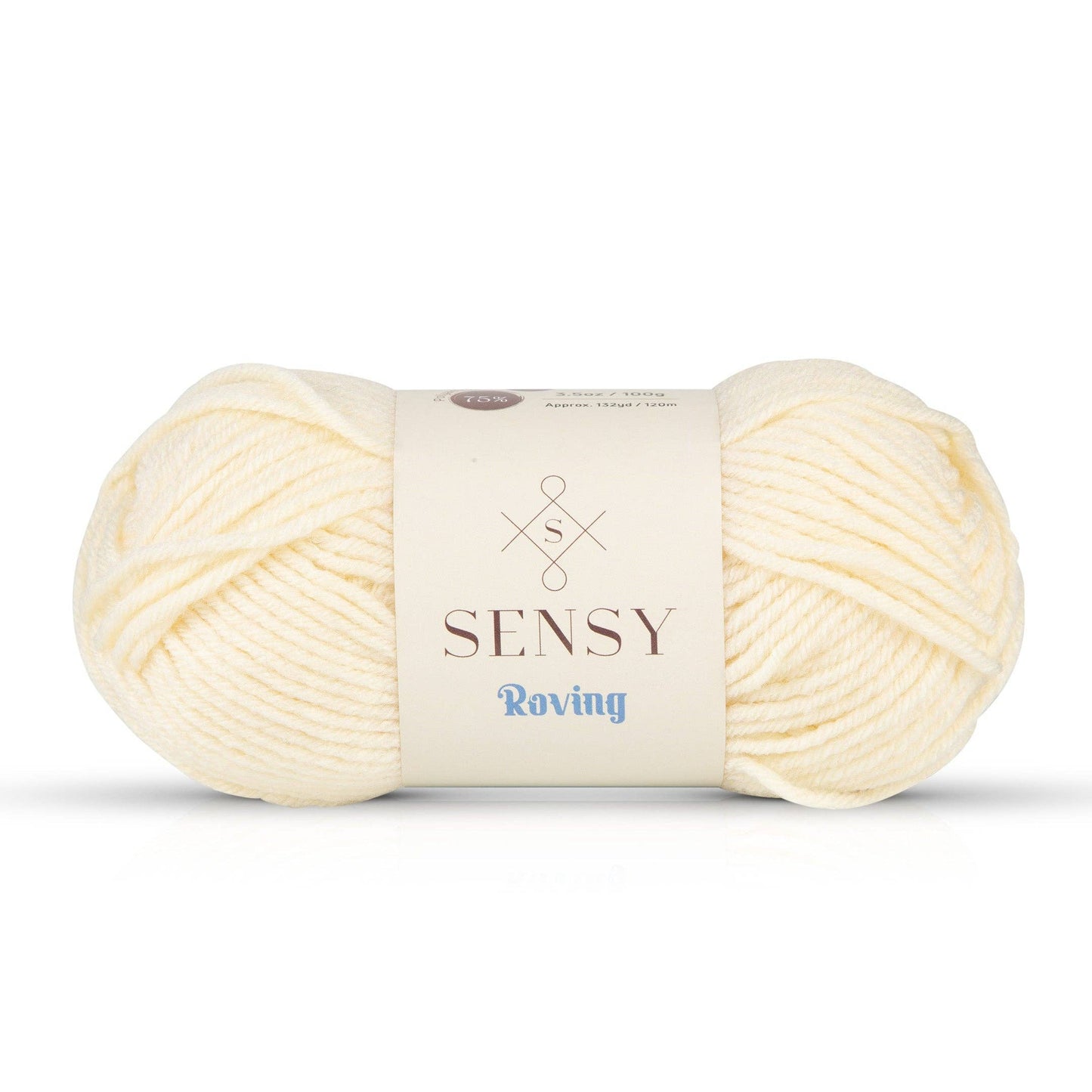Sensy Roving Yarn, 3.5 oz, 132 Yards, Gauge 5 Bulky