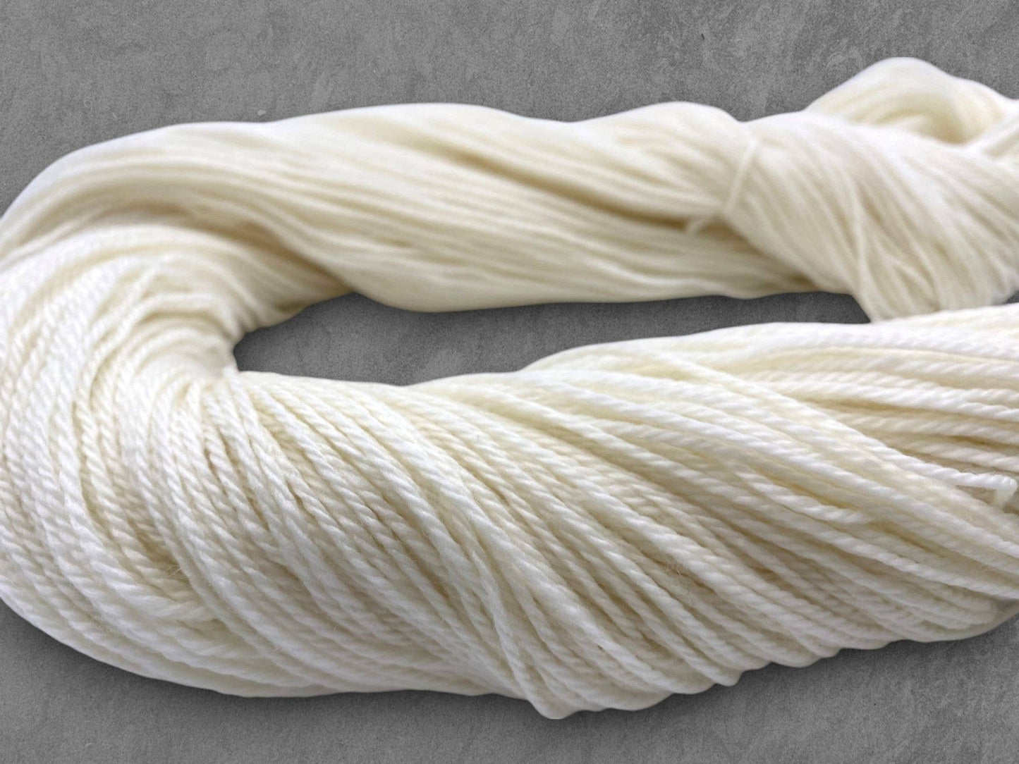 Undyed Yarn: Superwash Merino Sport Knitting Yarn