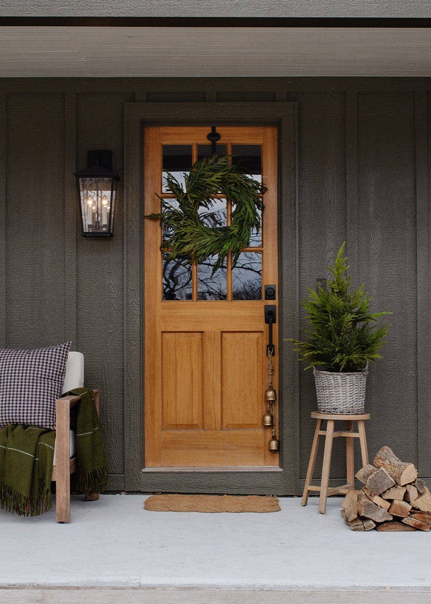 Afloral™ Real Touch Norfolk Pine Wreath - 24"