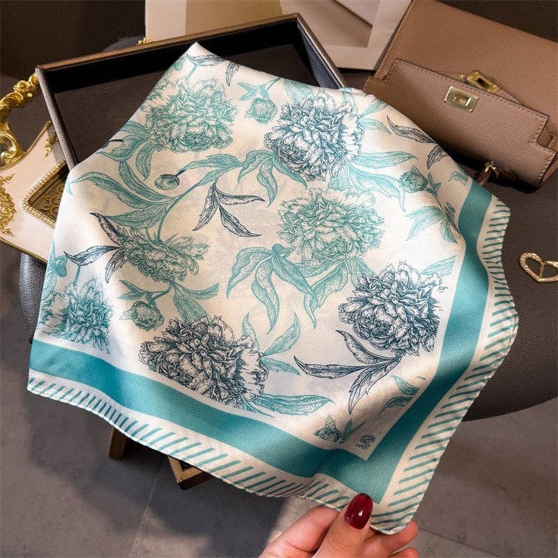 Fashion Print Square Scarf
