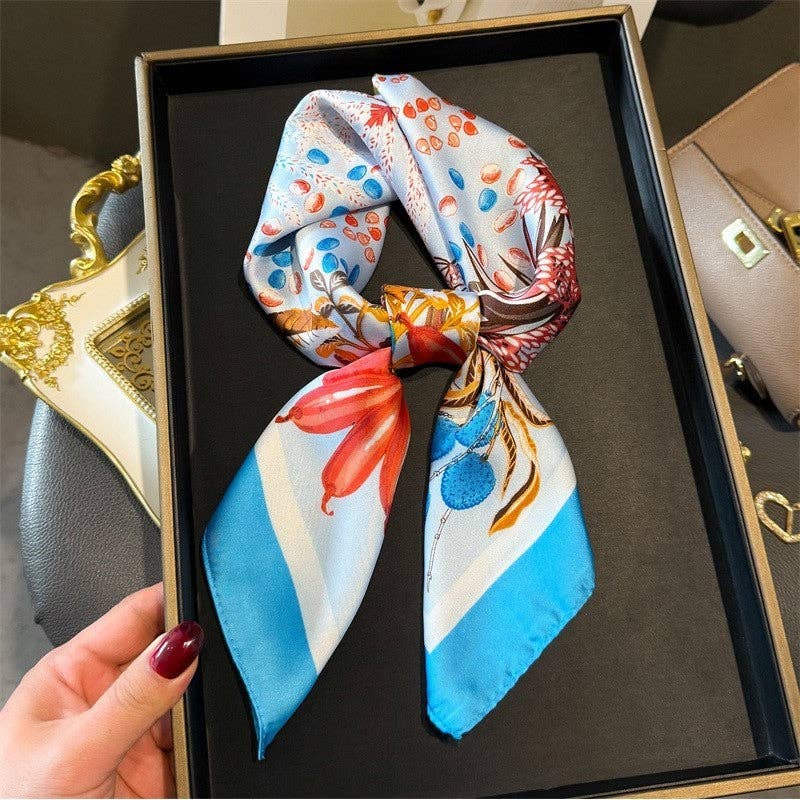 Fashion Print Square Scarf