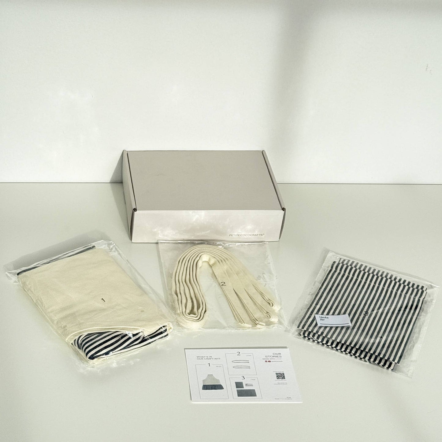 DIY Sewing Kit – Stylish Utility Apron Craft Box (Lv.2)