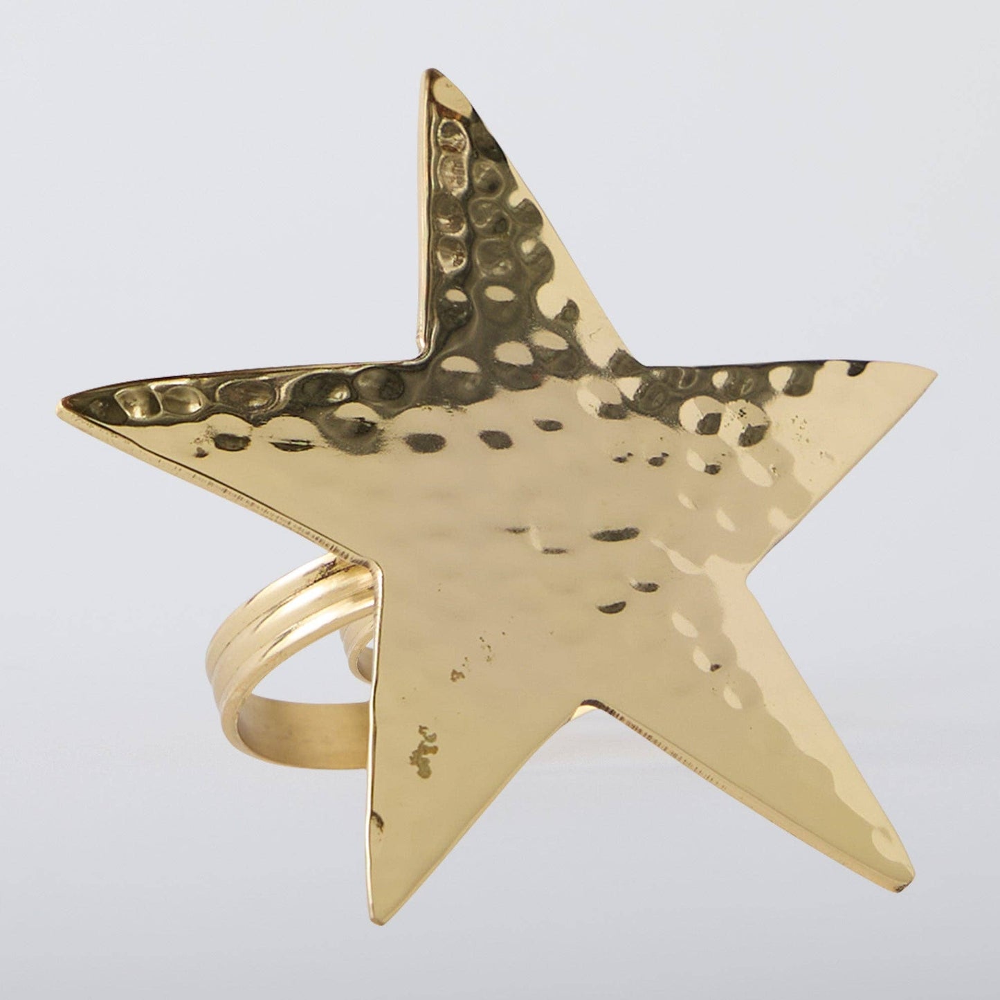 Gold Star Napkin Ring