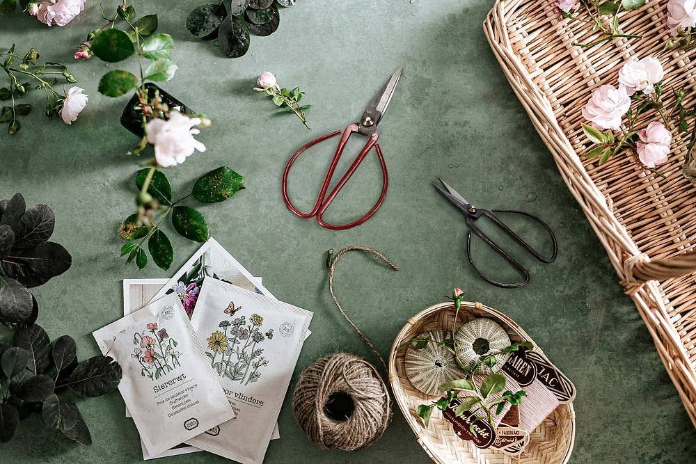 Flower Stem Shears - 3 Asst Colors