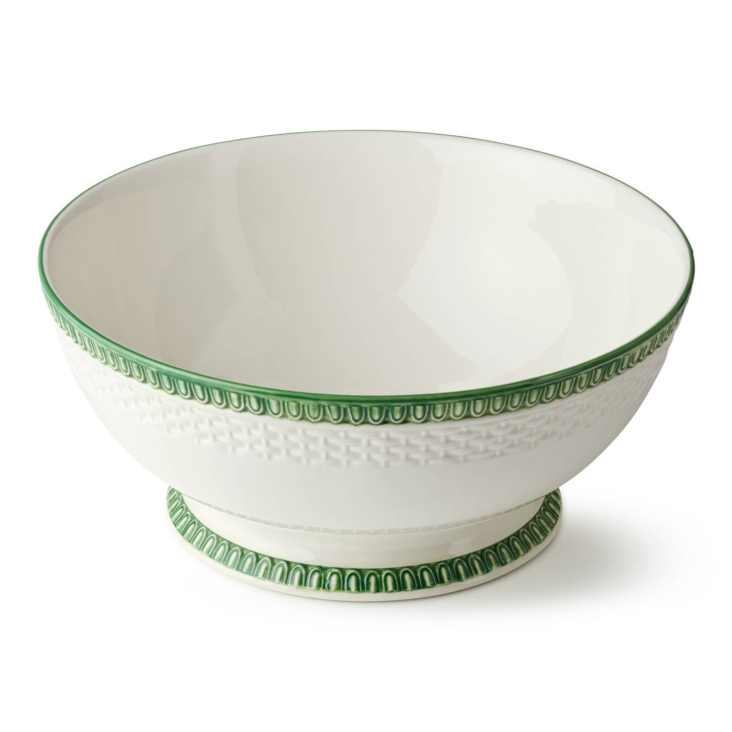 Le Jardin Embossed Rattan Deep Bowl 10.875x4.75 120 oz