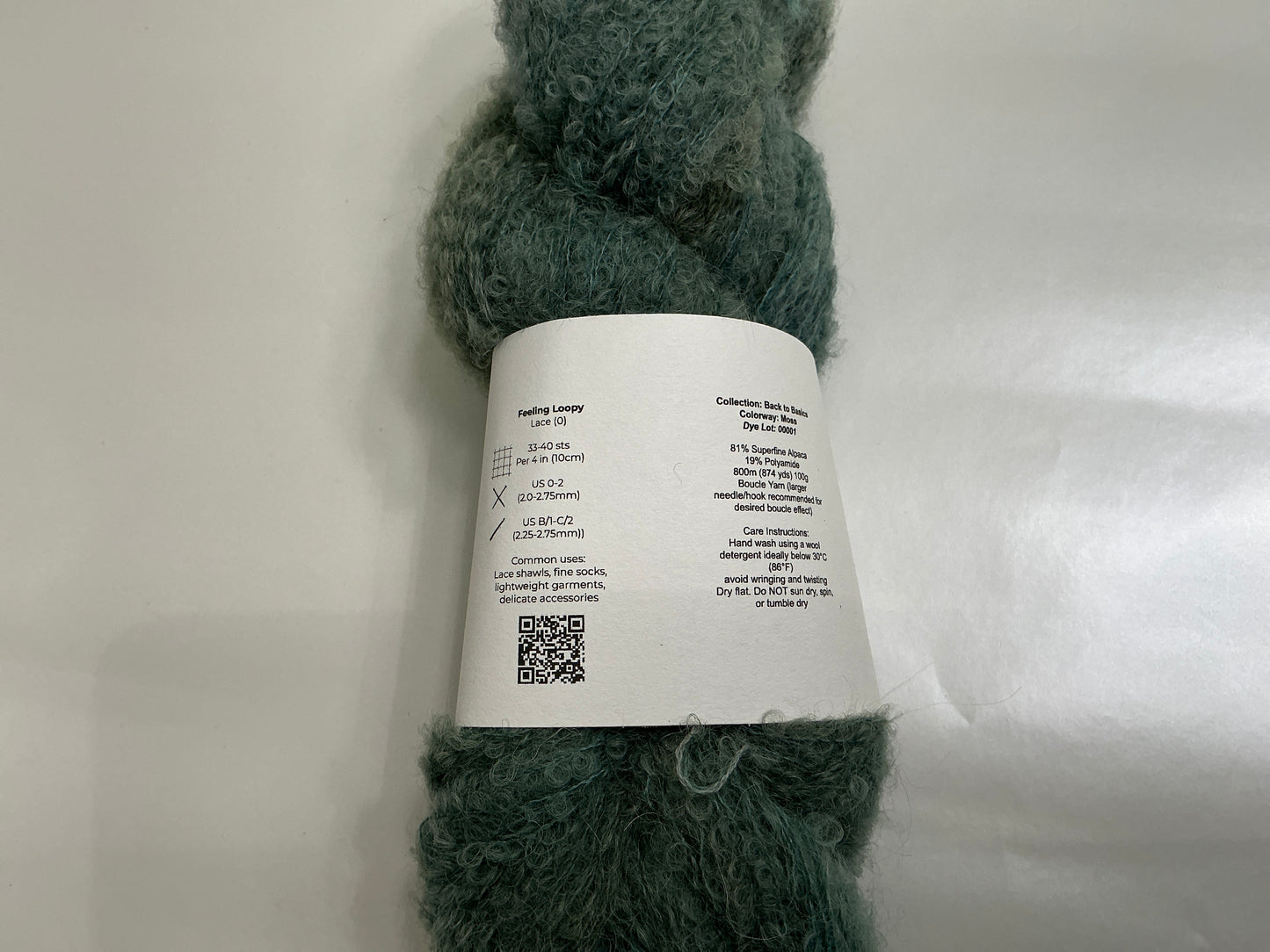Berlin Fibers- Feeling Loopy “Moss”