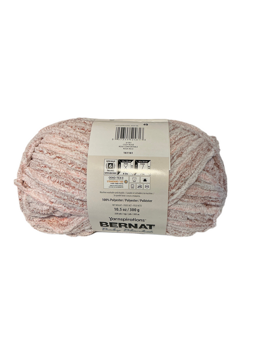 Bernat Baby Blanket- Frosting- Cozy Rose 61001