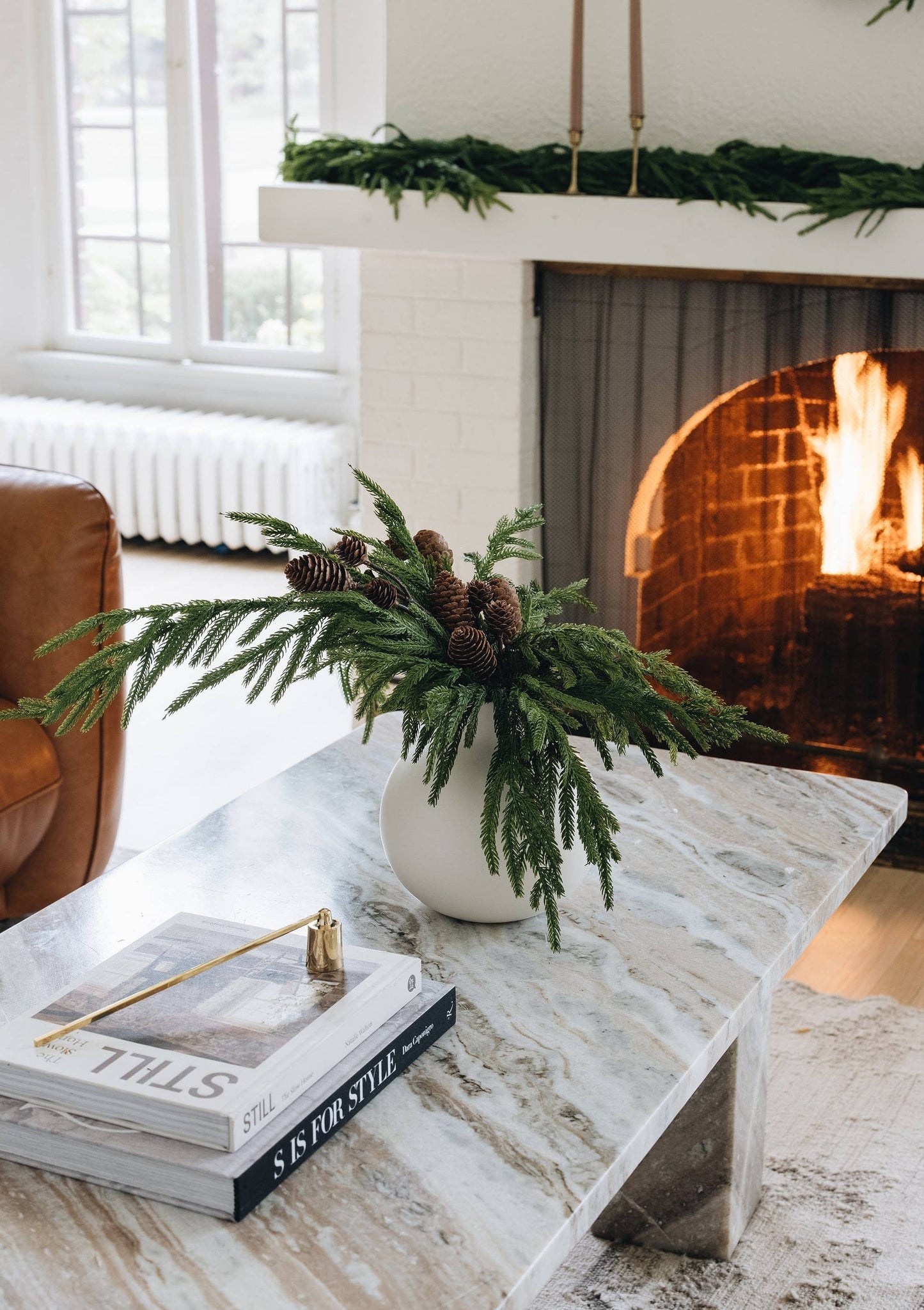 Afloral™ Real Touch Norfolk Pine Branch - 36"