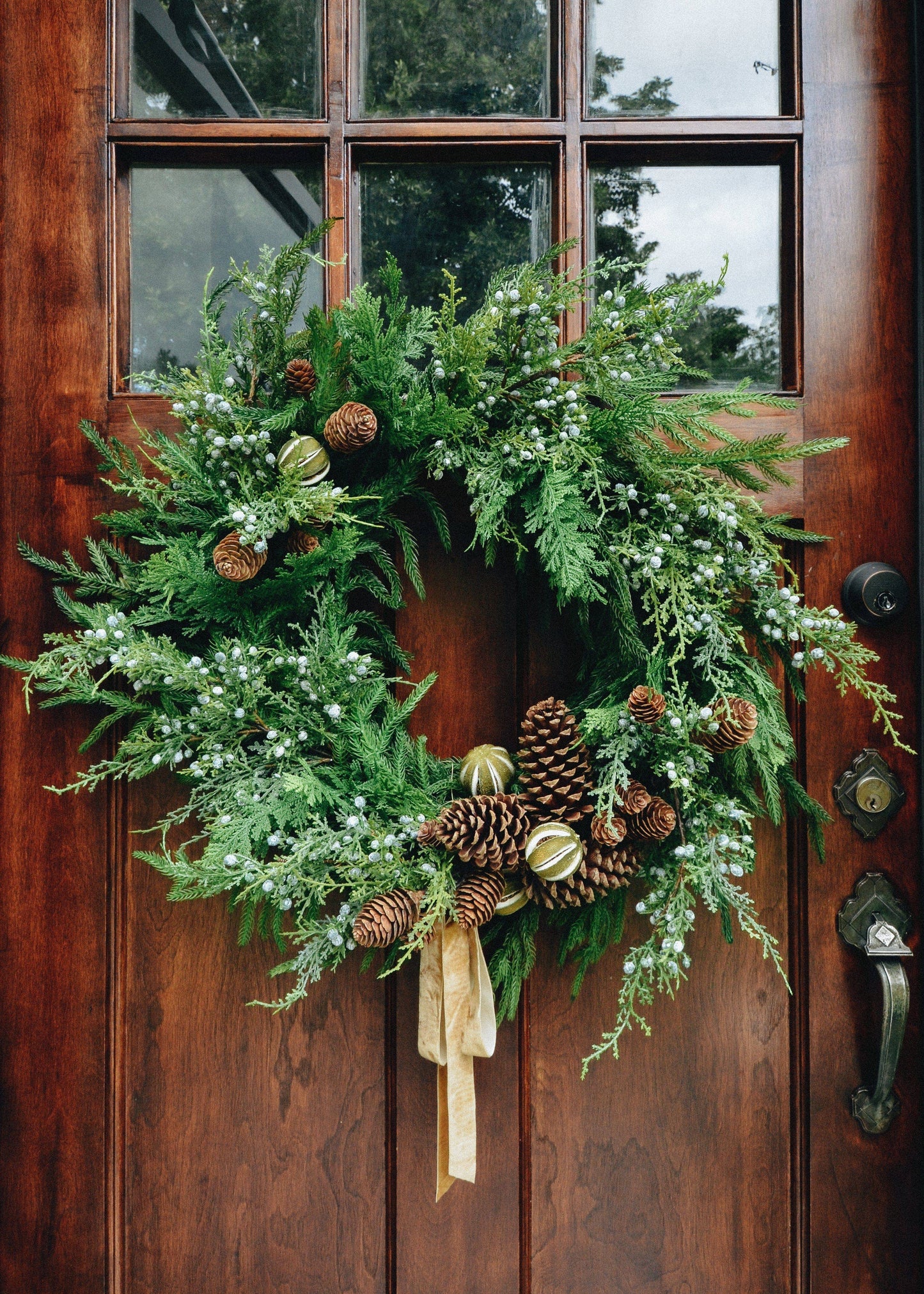 Afloral™ Real Touch Norfolk Pine Wreath - 24"