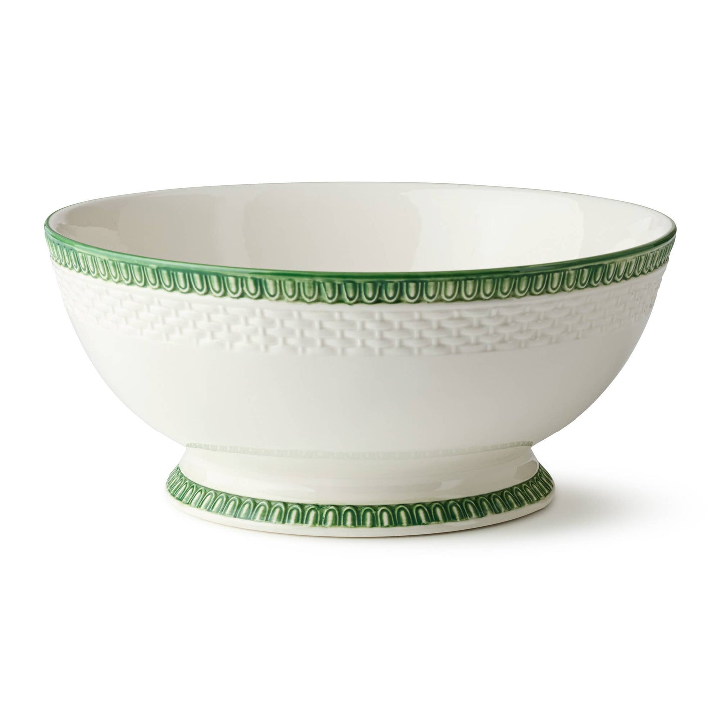 Le Jardin Embossed Rattan Deep Bowl 10.875x4.75 120 oz