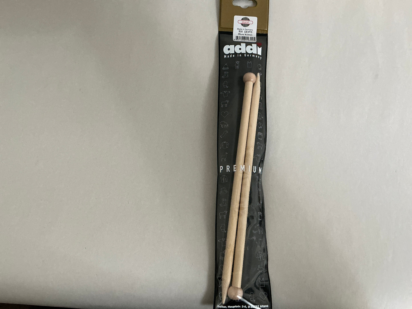Skacel by Addi- 10” Bamboo Knitting Needles