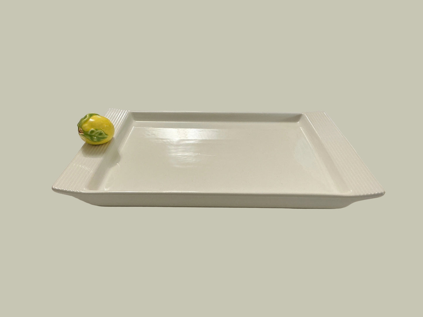 Nora Fleming Rectangle Platter-Pin Stripes