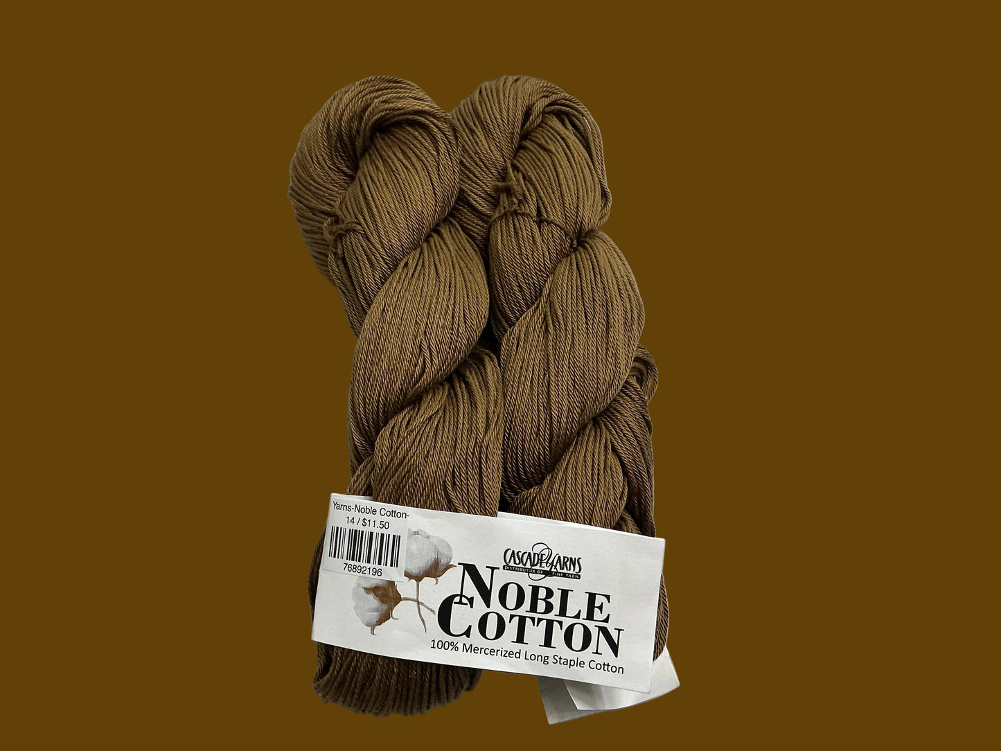Cascade Yarns-Noble Cotton-Dull Gold