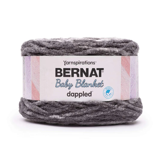 Bernat Baby Blanket Dappled-Charcoal 15002