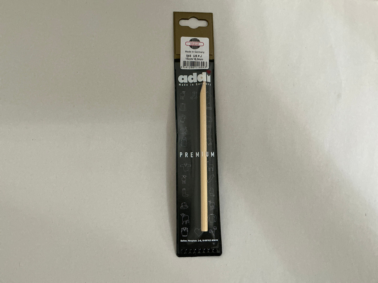 Skacel by Addi- Bamboo Crochet Hook