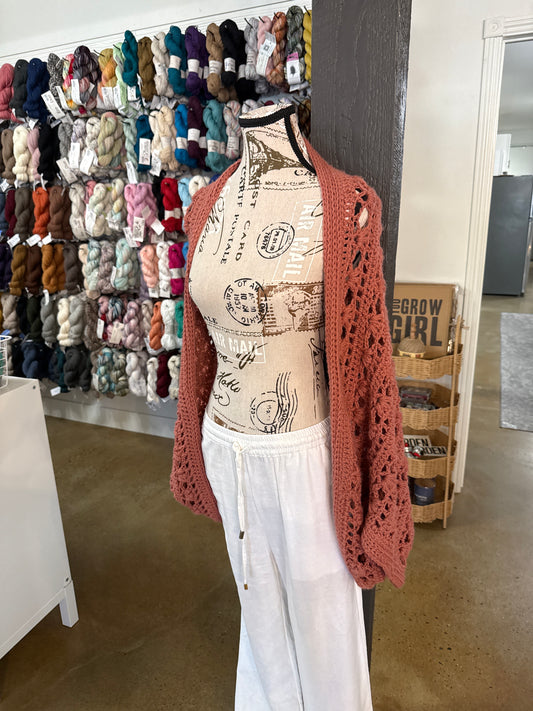 Puff Stitch Shawl-EB Collection