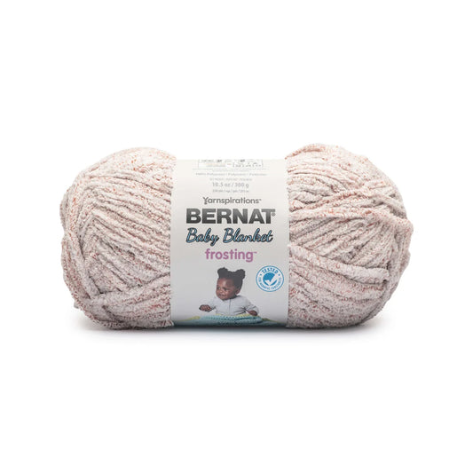 Bernat Baby Blanket- Frosting- Cozy Rose 61001