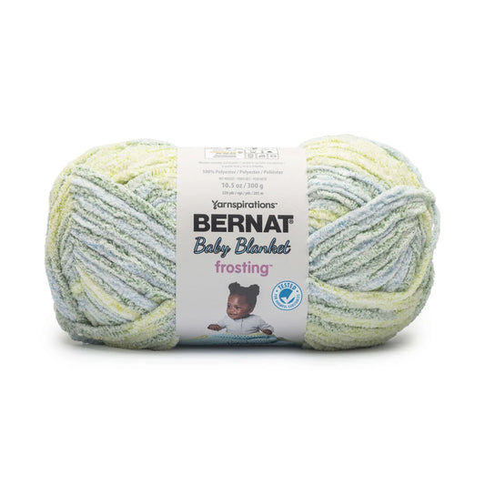 Bernat Baby Blanket- Frosting- Meadow 61003