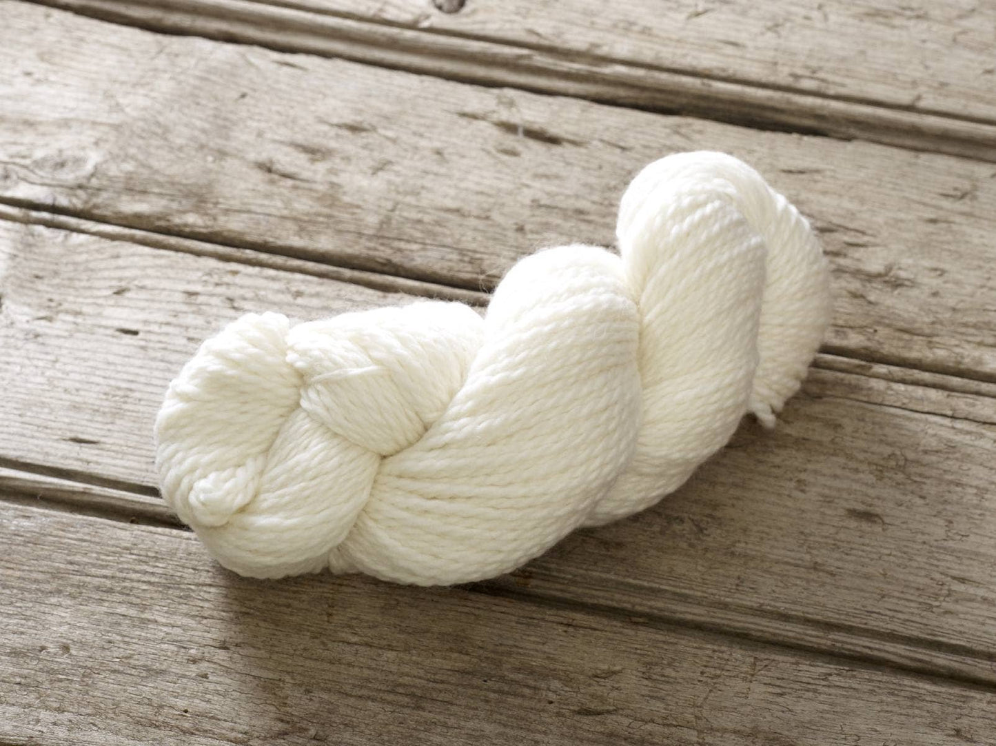 Undyed Yarn: Superwash Merino Aran Knitting Yarn