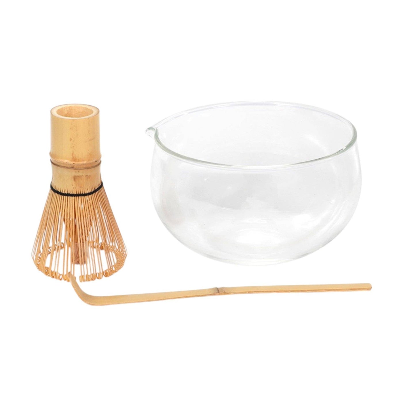 Matcha Set 16oz Glass Matcha Latte Bowl with Whisk and Scoop (1/16)